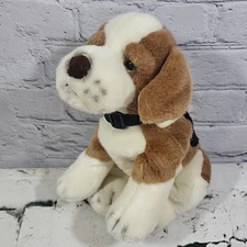 Vintage 80s Russ Berrie The Beagle Puppy Dog Plush Beanbag Stuffed Animal