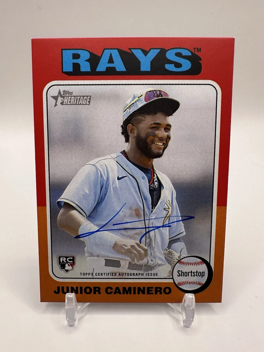 2024 Topps Heritage - Junior Caminero #ROA-JCA for sale | eBay