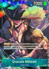 • Dracule Mihawk • OP09-048 SR Alt Art Parallel Holo Foil One Piece TCG NM