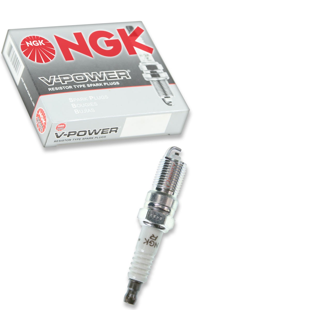 NGK 4177 TR6 V-Power Spark Plug for T20NR-U11 SP494 HR7DC HR6DS HR6DC HR6D ro