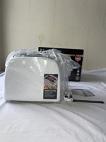 Russell Hobbs Textures 2 Slice Toaster Frozen Reheat & Cancel Functions - White