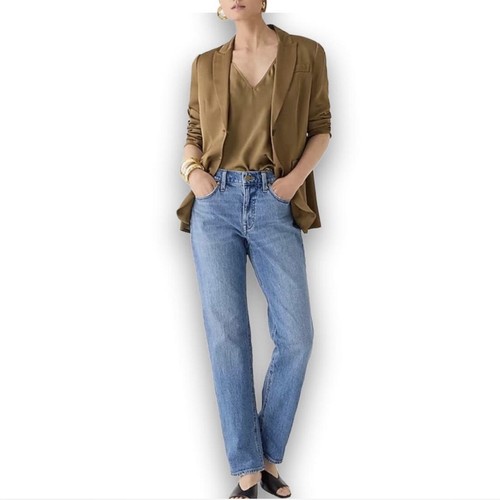 J.Crew, J.Crew Mid-rise 90’s Classic Straight Jeans Size 27 NWT