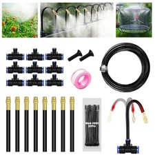 360 Adjustable Mister Drip Irrigation System Water Trampoline Sprinkler Kit