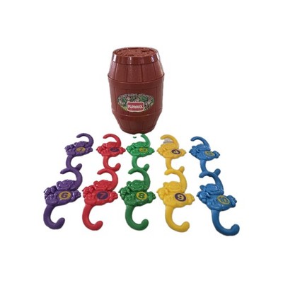 RARE Vintage 1998 Playskool My First Barrel of 4'' Monkeys Complete Set 1-10