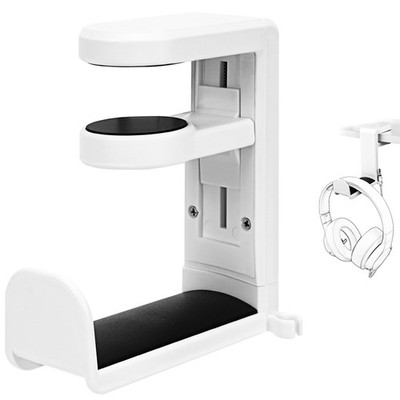 Geekria PC Gaming Headset Headphone Hook Stand Under-Desk Headphone Mount Holder