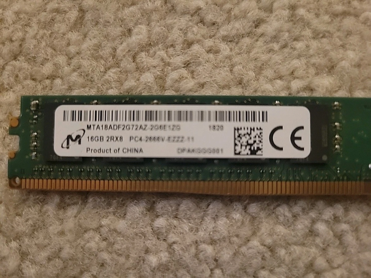Ddr4 2400 Mémoire RAM HP 16Go DDR4 PC4-2400T ECC - Barrette Neuve (ouverte), Pour Serveur 16GB DDR4 RAM Refurbished