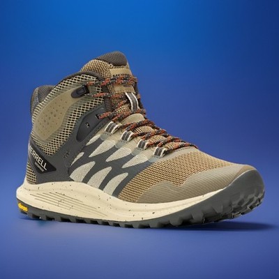 $154 Merrell Men Nova 3 Mid WP Hiking Boots Coyote J500441 Men s Size 14 New