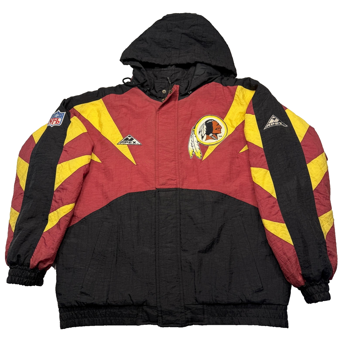 Vintage Washington Redskins Jacket Mens Medium APEX One NFL Puffer