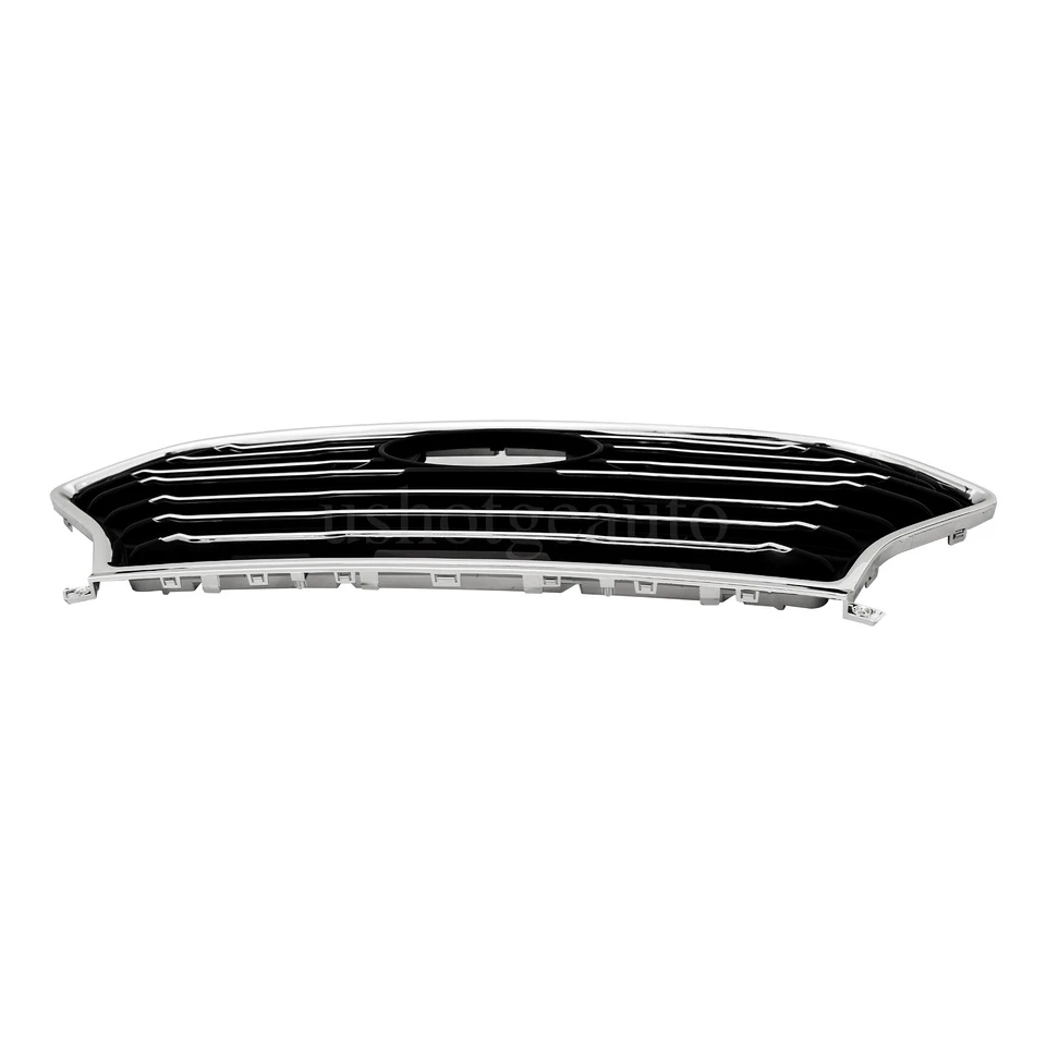 Upper Front Bumper Grille Grill Mesh Chrome For 2018 2019 2020 Hyundai Sonata - Image 4 of 4