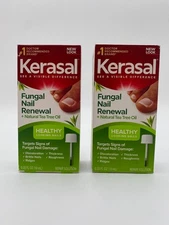 Kerasal Fungal Nail Renewal solution With Tea Tree Oil 10ml Lot of 2