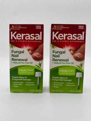 Kerasal Fungal Nail Renewal solution With Tea Tree Oil 10ml Lot of 2