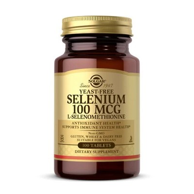 Selenium Yeast-Free 100 Tabs 100 Mcg by Solgar