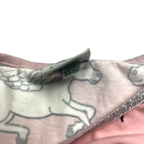 Smafolk Pink Unicorn Ruffle Long Sleeve Tee Size 11-12 Years - Picture 5 of 5
