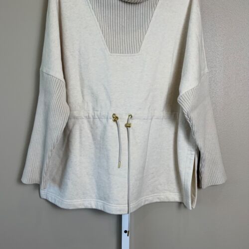 *L, XL* - Neu mit Etikett Varley Cavello Longline Sweatshirt Oberteil in Birke meliert, 158 $ NEU! - Bild 16 von 34