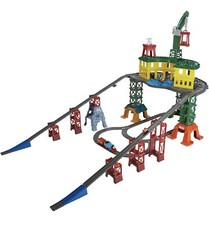 thomas friends superstation trackmaster train tracks set MASSIVE with box