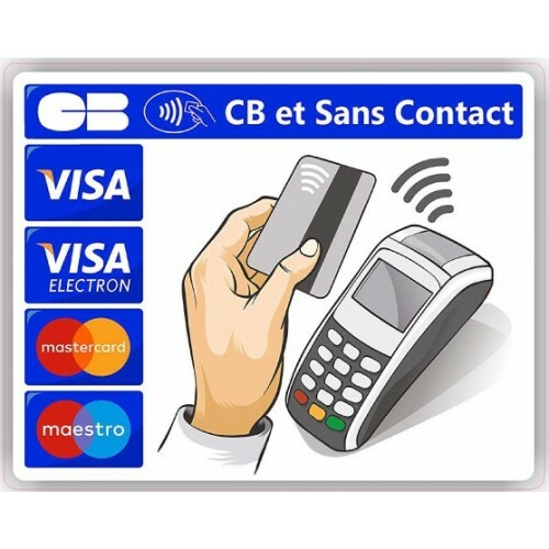 CB sans contact 2750 autocollant adhésif sticker | eBay