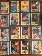 Billy Gardner 1960 Topps Baseball Card (Sale Is For Card In Title) (6310)