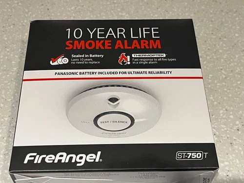 FireAngel ST-750T Thermoptek Enhanced Optical Smoke Alarm EXPIRY  DATE 2035