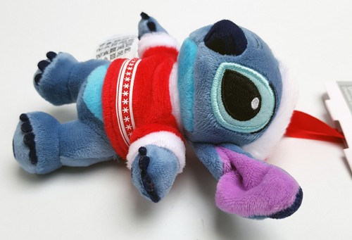 Disneyland Paris Stitch Soft Plush Xmas Decoration Hanging Ornament Disney Parks - Picture 7 of 9