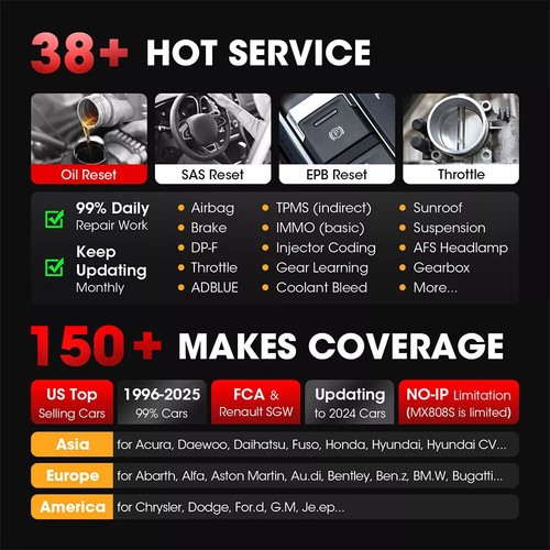 2025 Autel MaxiCOM MK808K-BT Diagnostic Scan Tool Bidirectional = MK808BT PRO - Picture 2 of 14