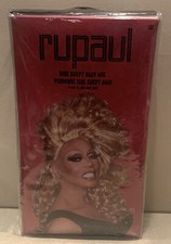 RuPaul Side Swept Away Wig Halloween Costume Blonde Adult Accessories One Size