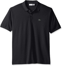 Lacoste Men's Classic Short Sleeve Chine Pique Polo Shirt, Size 5-L