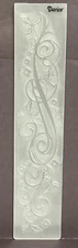DARICE EMBOSSING ESSENTIALS FOLDER Long Strip Floral Background 12" x 2.5"