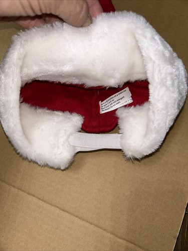 Cute UnLined Christmas Red/White Santa Claus Hat Child/Kids Ages 3+~Hook/Latch - Picture 3 of 6
