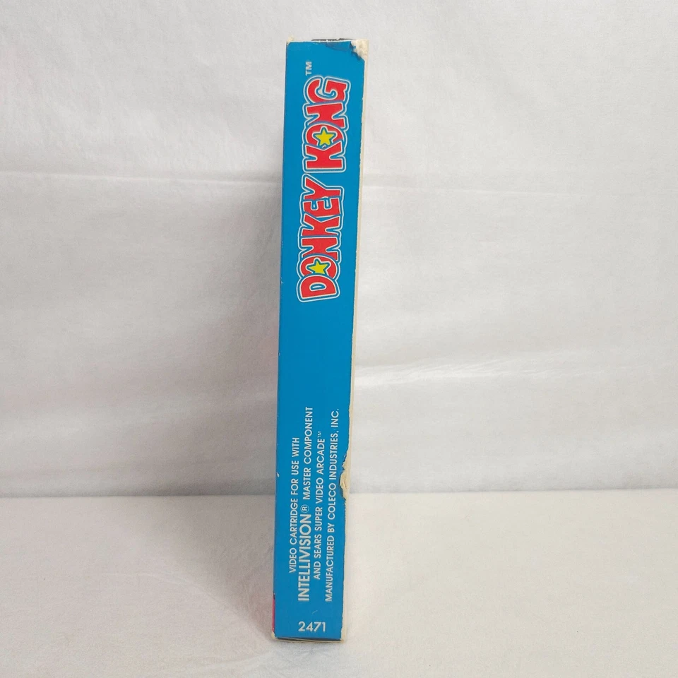 Donkey Kong Intellivision Nintendo Vintage 1982 Coleco Video Game - Image 4 of 4