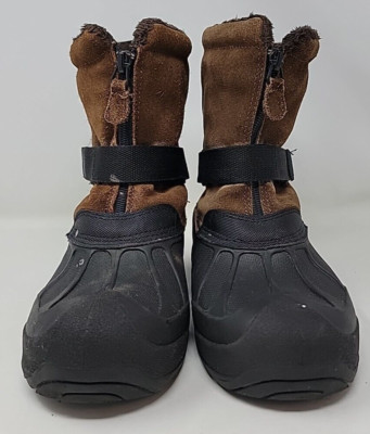 KIDS ROC-A-BOUTS ''ALPINE'' Brown/BLACK WINTER BOOTS  SIZE 4 M