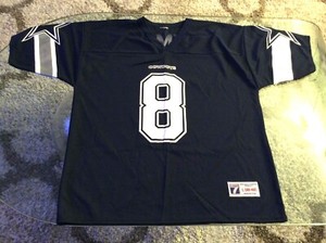troy aikman blue jersey