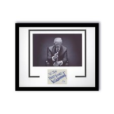 Donald Trump AUTOGRAPH Signed President MAGA Custom Framed 11x14 Display C ACOA