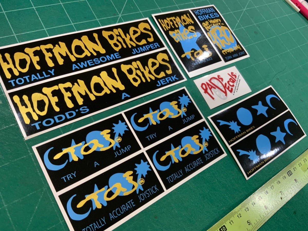 17 Stickers Hoffman Bikes - Autocollants VTT, Velo, Mountain, Dh, Freeride, Neufs