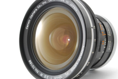 G*e様 【特価】Canon ＋100mm F3.5 A- Mint] Canon FL 19mm f/3.5 R MF Super Wide Angle Lens w