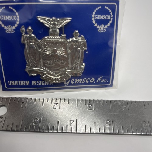New York State Hat Badge Excelsior Crest Sheriff Police - 第 6/7 張圖片