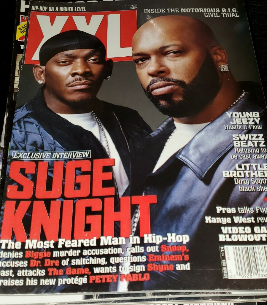 XXL Magazine Suge Knight Petey Pablo Death Row 2 pac biggie Rap