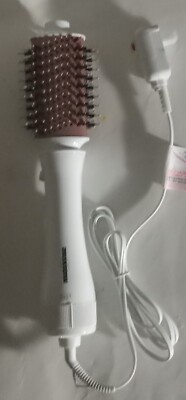 *4 in 1 Hot Air* Hair Brush, Comb, Blow Dryer, and Straightener & Curler / NEW