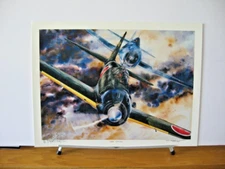 A6M Zero Options F6F Hellcat Fighter M. Haynes Scott Signed Aviation Art