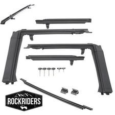 Bowless Frameless Soft Top Hardware Kit For 2007-2017 Jeep Wrangler Unlimited Jk