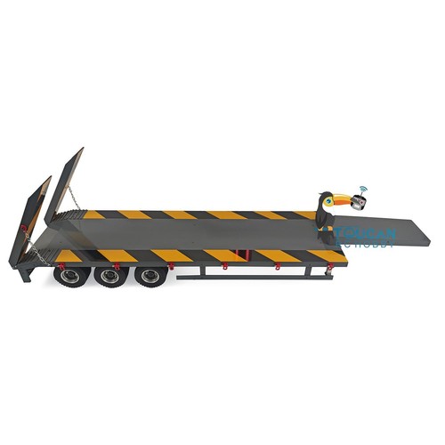Metal Heavy CNC 3Axle Trailer Tail Lamp Lights For Tamiye 1/14 RC Tractor Truck - Picture 5 of 9
