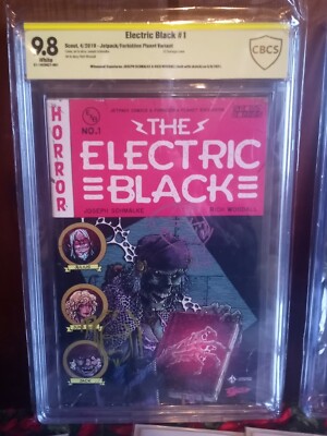 Electric Black #1 Jetpack Signed remarked by Joseph Schmalke and Rich Woodall 