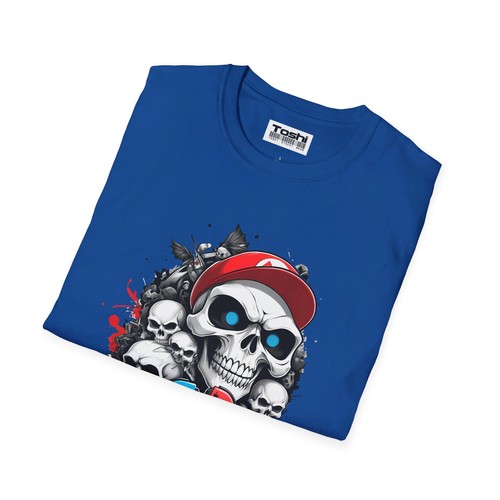 T-Shirt Skull & Gaming Console - Maglietta Grafica Giocatore Unisex - Switch - Foto 5 di 91