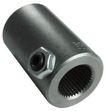 Borgeson 312500 Steel Steering Coupler 1116in-36 Spl X 34in Smooth Bore