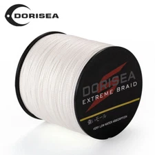 Dorisea 100M 300M 500M 1000M 2000M White PE Dynema Fishing Braided Line 6-300LB