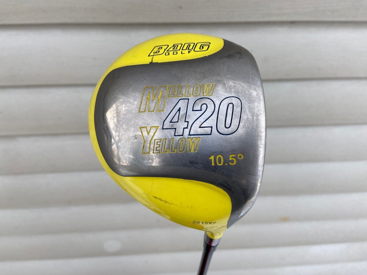 RH Bang Golf Mellow Yellow 420 10.5 Degree Driver w RH Bang Golf Mellow Yellow 420 10.5 Degree Driver w