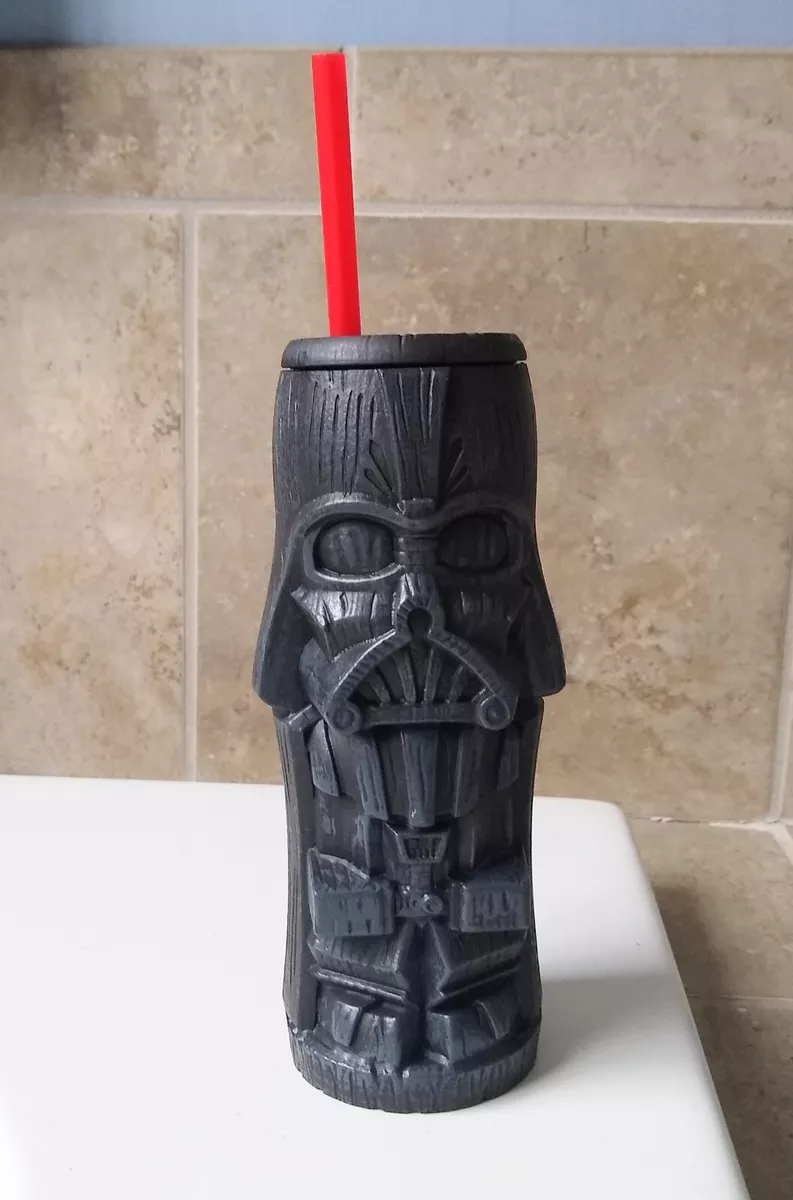 NEW Star Wars Geeki Tiki Darth Vader Plastic Tumbler With Straw