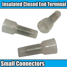 Insulated Closed End Small Connectors Connector Terminals Wire Crimp Electrical