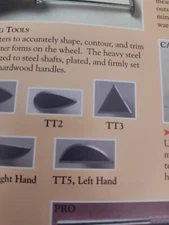 Kemper Tools Turning Tool #5 TT5-X Left Handed Half Moon