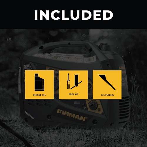 FIRMAN W01784 2100W PORTABLE INVERTER GENERATOR - Picture 7 of 16