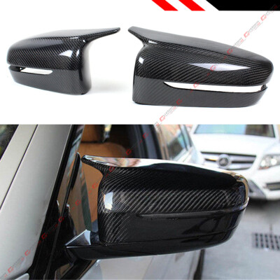 FOR 19-25 BMW G20 330i M STYLE HORN CARBON FIBER REPLACEMENT SIDE MIRROR COVERS